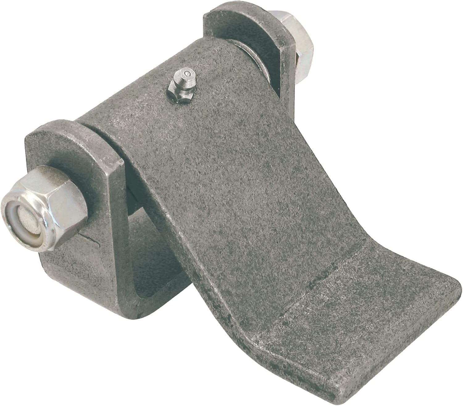 Buyers Products B2426FS Formed Steel Strap Hinge with Grease Fitting, 3.85 x 4.33 x 2.44 Inch Heavy Duty Black Hinge for Truck Bodies