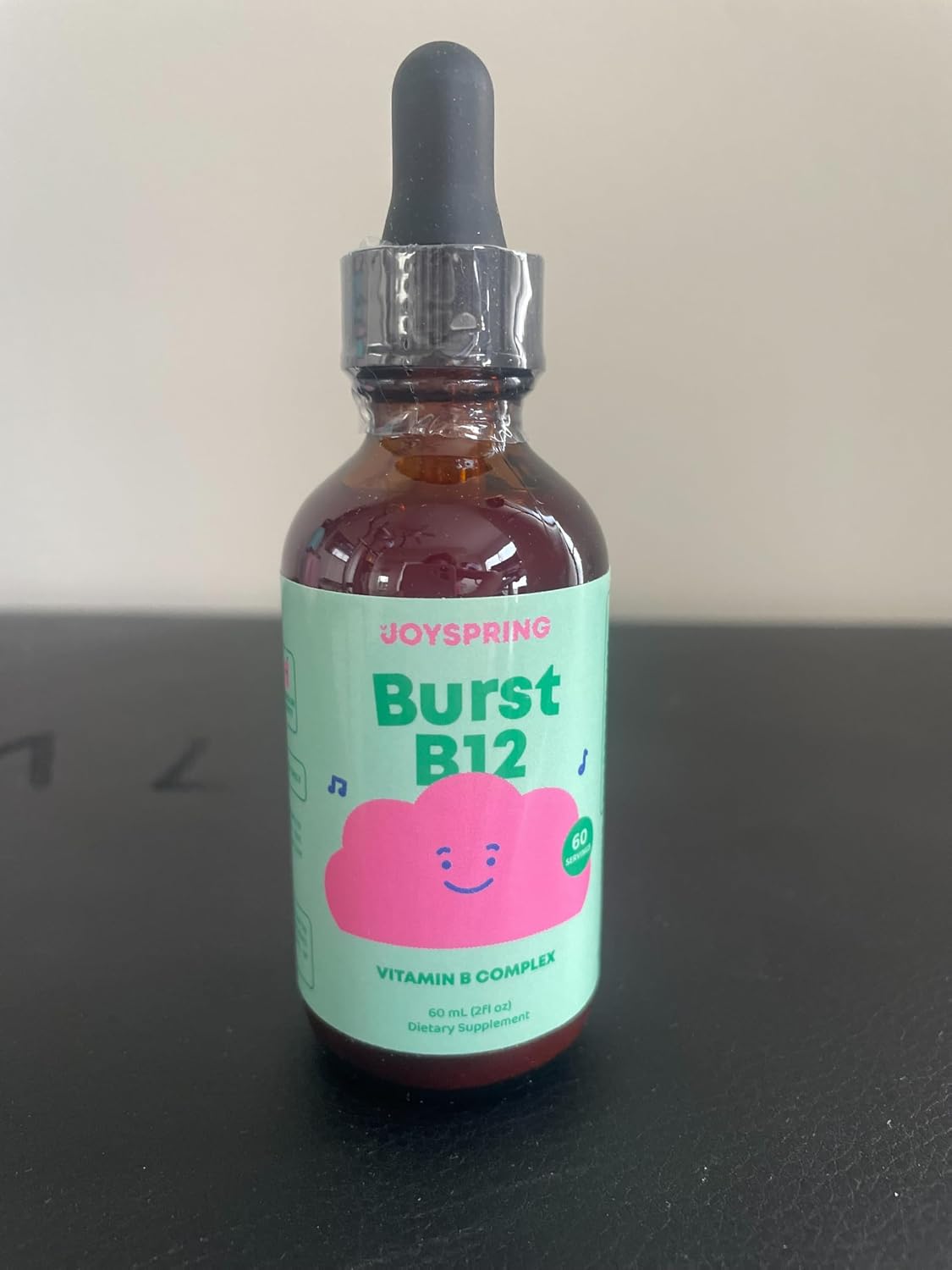 JoySpring Burst B12 Kids B Complex Drops, Flavorless, 60 Servings | Methyl B form with B2, B5 and B6, supports energy and healthy growth