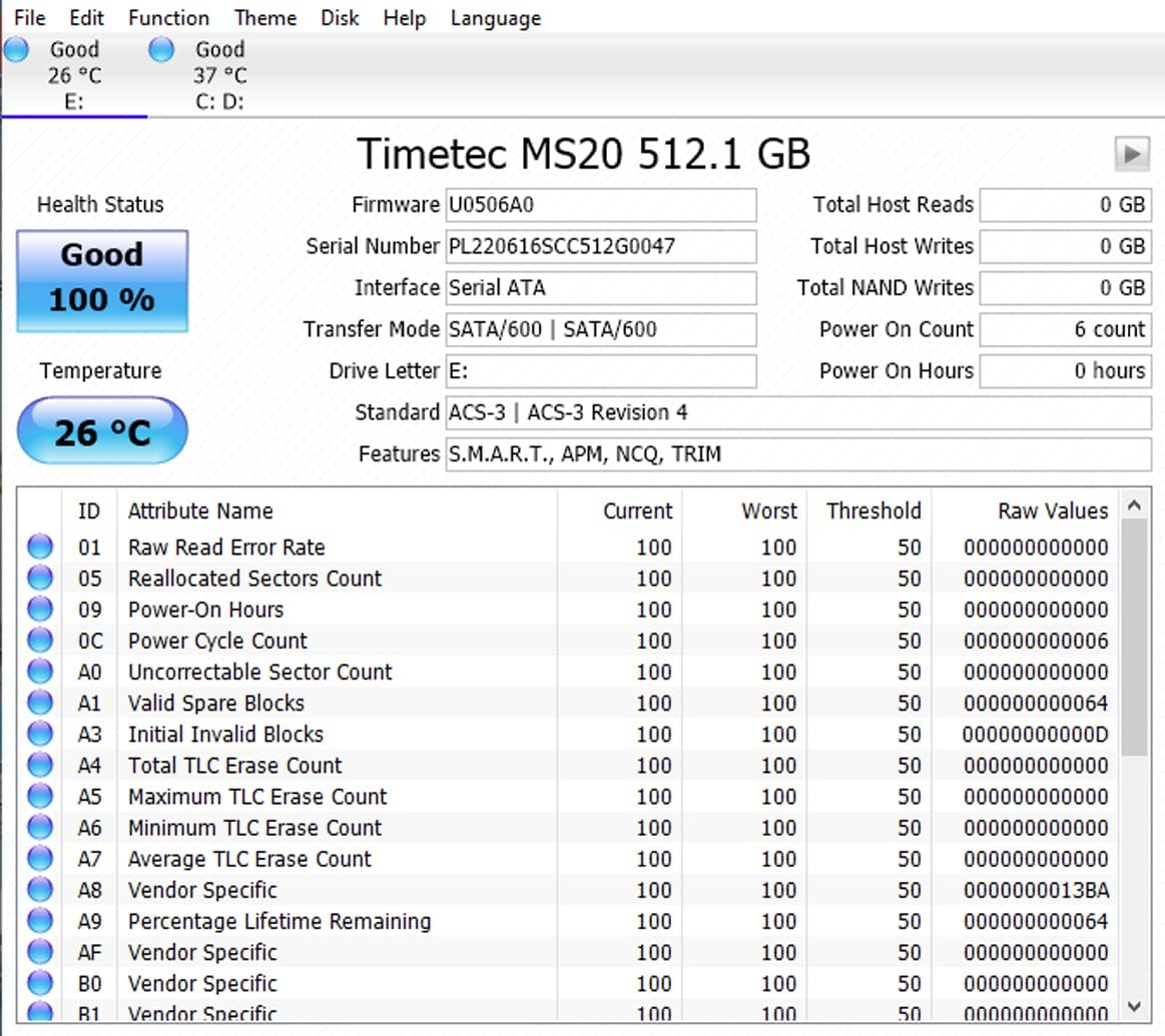 Timetec 1TB SSD 3D NAND SATA III 6Gb/s M.2 2280 NGFF 512TBW Read Speed Up to 550MB/s SLC Cache Performance Boost Internal Solid State Drive for PC