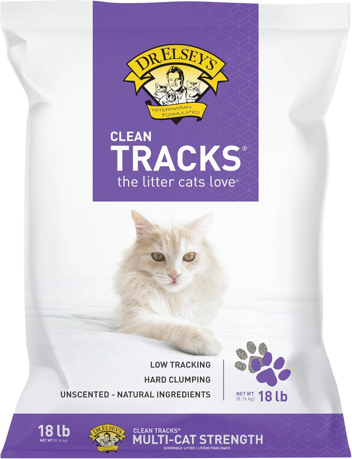 Dr. Elsey's® Clean Tracks Clumping Clay Cat Litter 40 lb. Bag