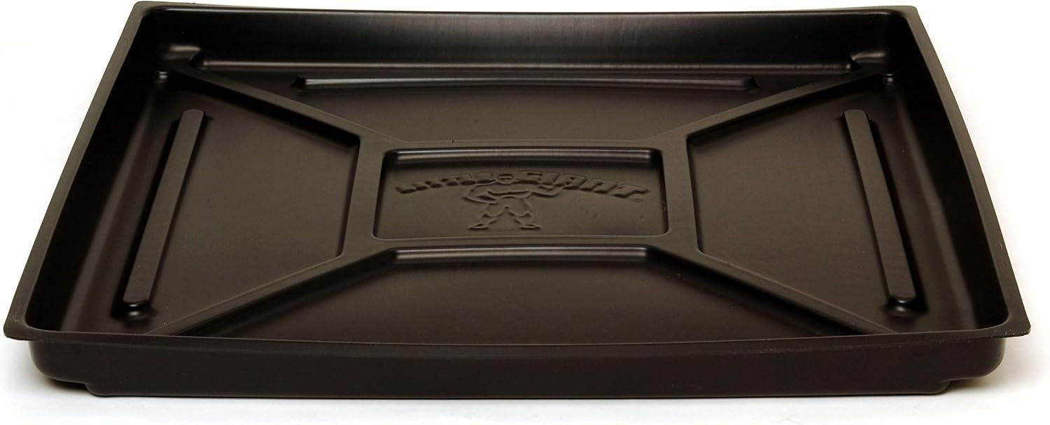 Pet Lodge Plastic Rabbit Hutch Dropping All-Purpose Pan for Rabbit Hutches, Pet Homes, Cat Litter Boxes, Feed Trays or Oil Drip Pans, Black