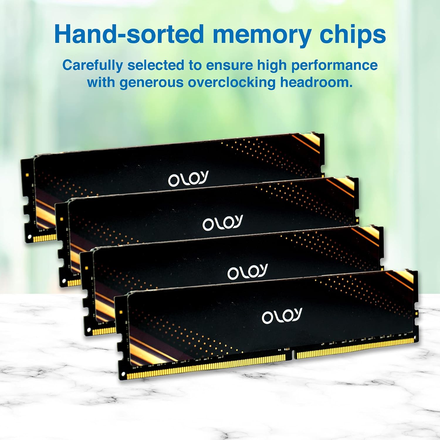 OLOy DDR4 RAM 16GB (2x8GB) Black Owl 2666 MHz CL19 1.2V 288-Pin Desktop UDIMM (MD4U082619BJDA)