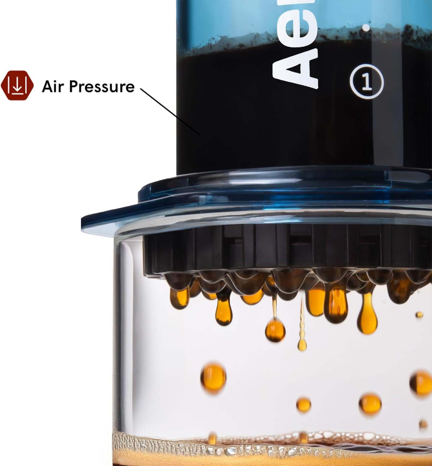 AeroPress Original Coffee Press, French Press, Pour-Over & Espresso Style | All-in-One Manual Coffee Maker, 2-Minute Brew, Less Bitterness, More Flavor, Portable, Travel & Camping