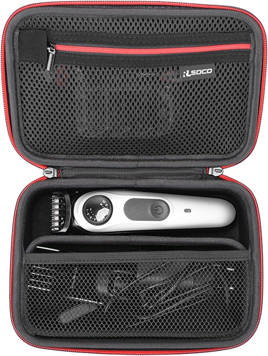 RLSOCO Case for Braun All-in-One Style Kit Series 3 3430/Series 5 5480/Seires 7 7410/Series 9 9440/BT3221/BT5260 & Compatible with Gillette Intimate