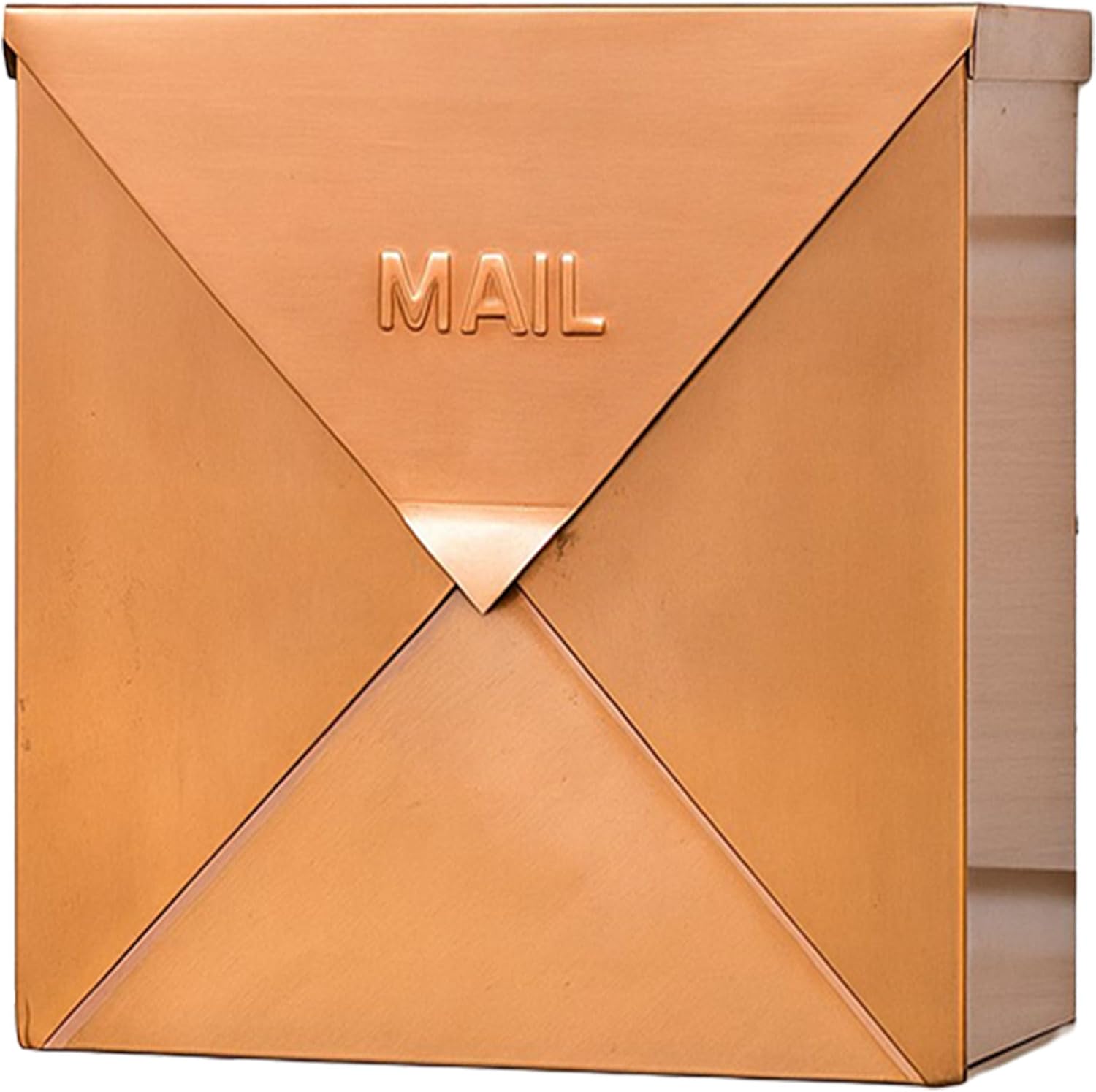 NACH Mailboxes for Outside Wall Mount, 10 x 10 x 4 inch Black Mailbox, Waterproof Mailboxes for Outside - Chicago Style Mail Box
