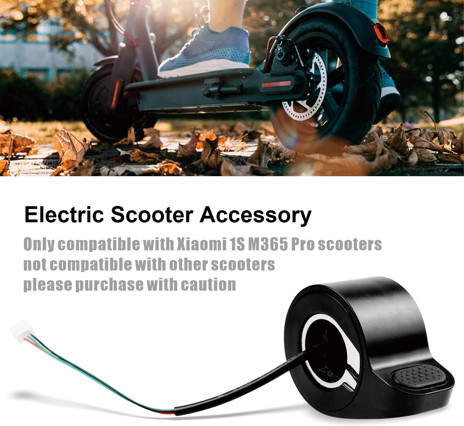 Throttle Accelerator Accessories Replacement Part Compatible for Xiaomi 1S M365 Pro Electric Scooter