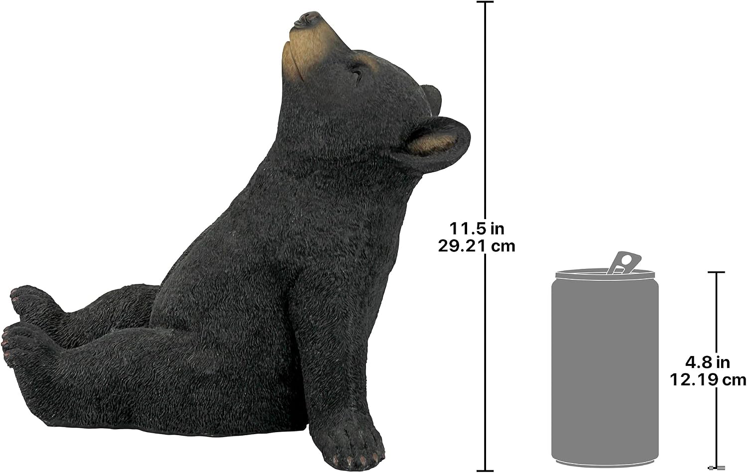 Design Toscano Catching Rays Bear Cub Statue