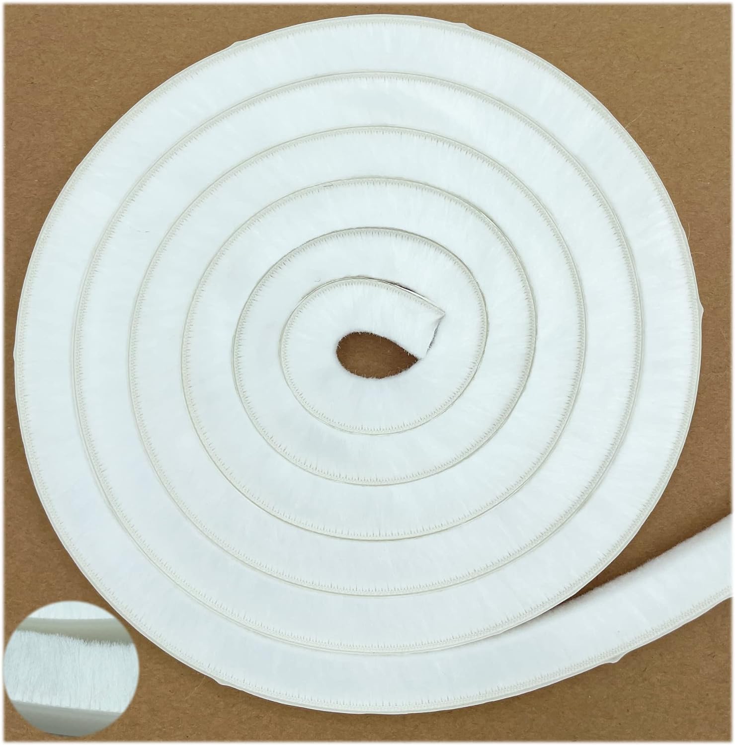 Self-Adhesive Pile Weather Stripping Seal for Sliding Windows and Door Frames, 16.5ft x 11/32 inch, Grey