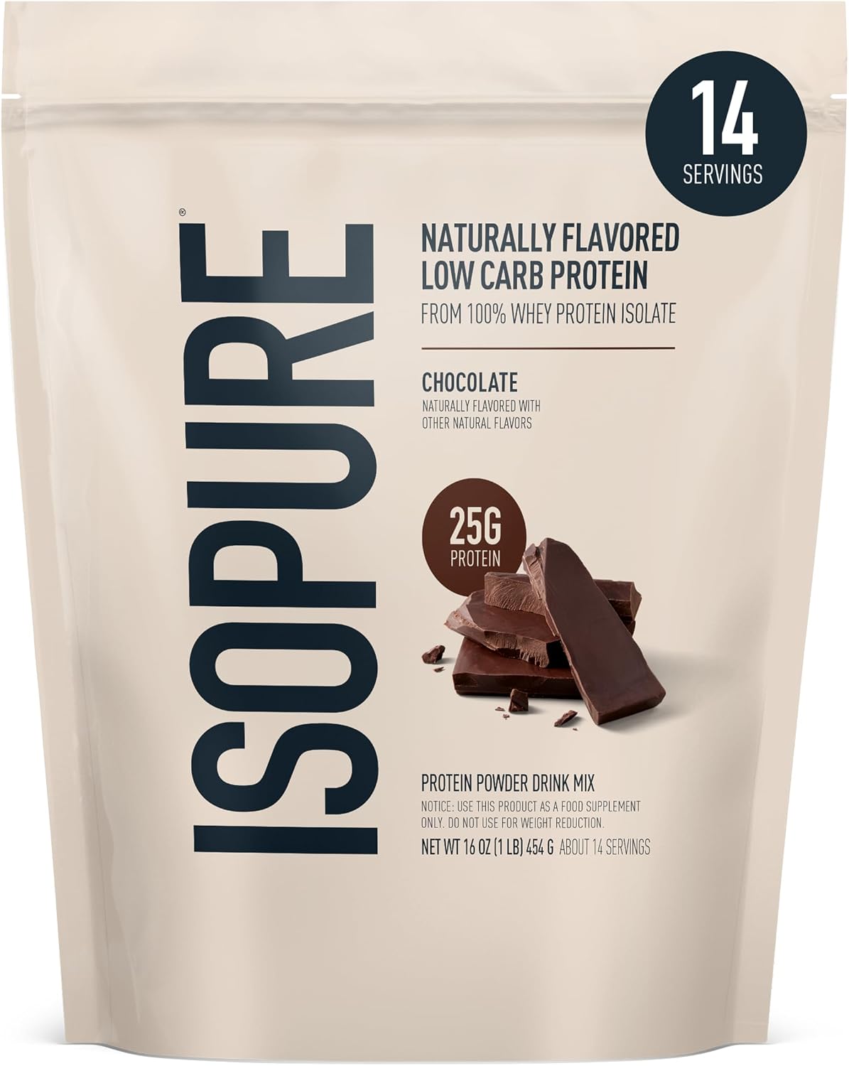 Isopure Low Carb 100% Pure Whey Isolate Protein Powder, Lactose Free, Gluten Free, with Vitamins, Vanilla, 25g Protein Per Serving, 3 Lbs, 43 Servings (Packaging May Vary) | 25g Protein Per Serving, 100% Whey Protein Isolate, Lactose Free, Gluten Free, w…
