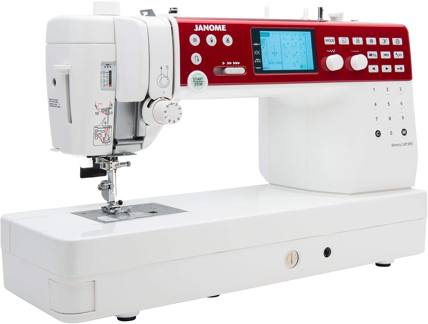 Janome MC6650 Sewing and Quilting Machine with Exclusive Bonus Bundle