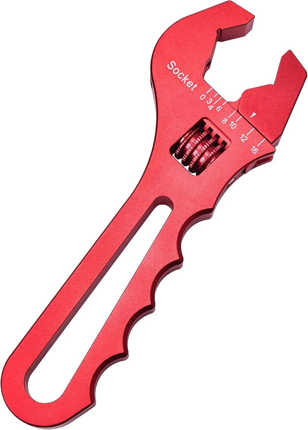 EVIL ENERGY AN Hose Fitting Adjustable Wrench Spanner Lightweight Aluminum 3AN-16AN Blue