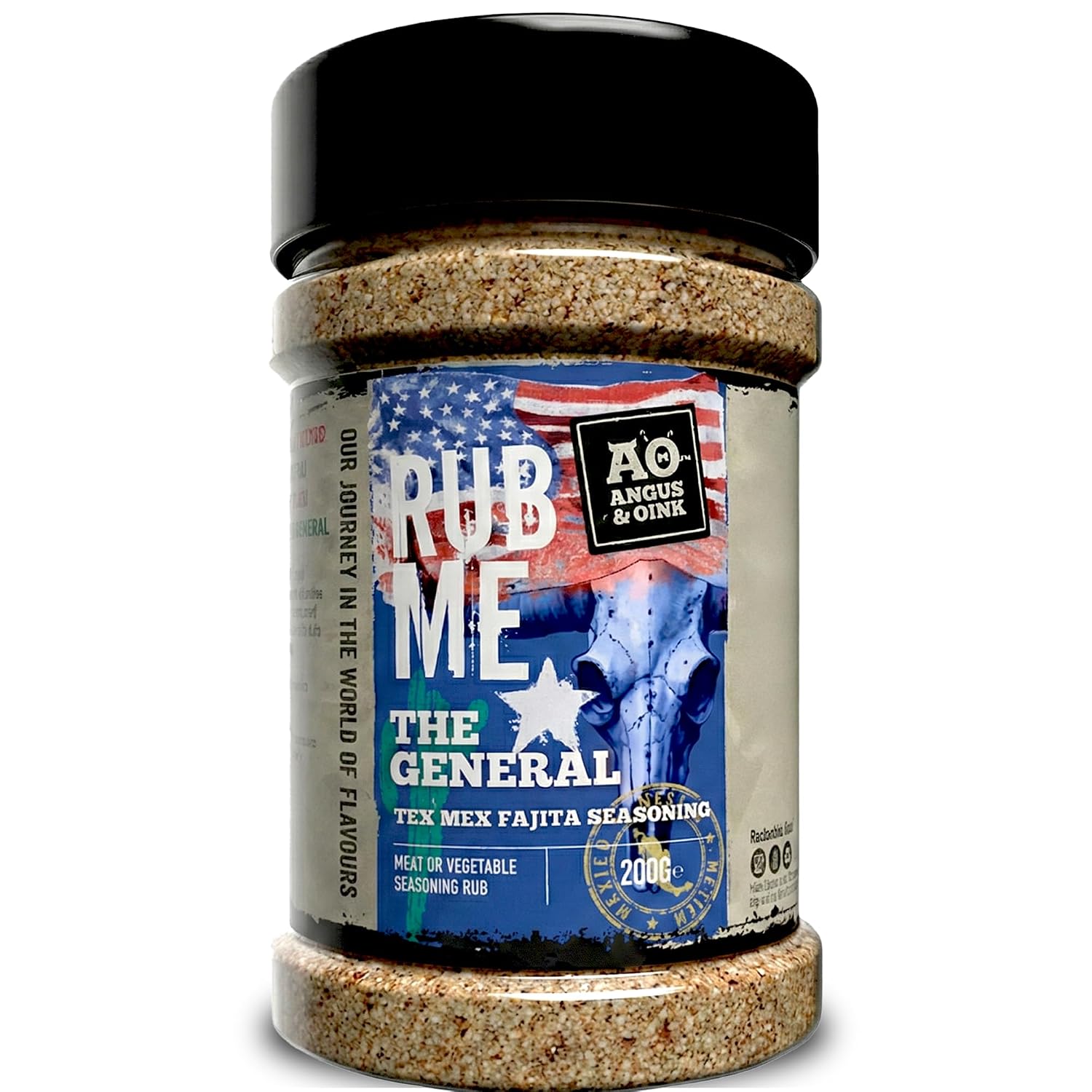Angus & Oink | Dirty Cow Beef BBQ Rub | Bold Flavour for Brisket & Beef Ribs | Perfect for Low & Slow BBQ | Coffee-Infused Bark Maker | Gluten-Free | 220g