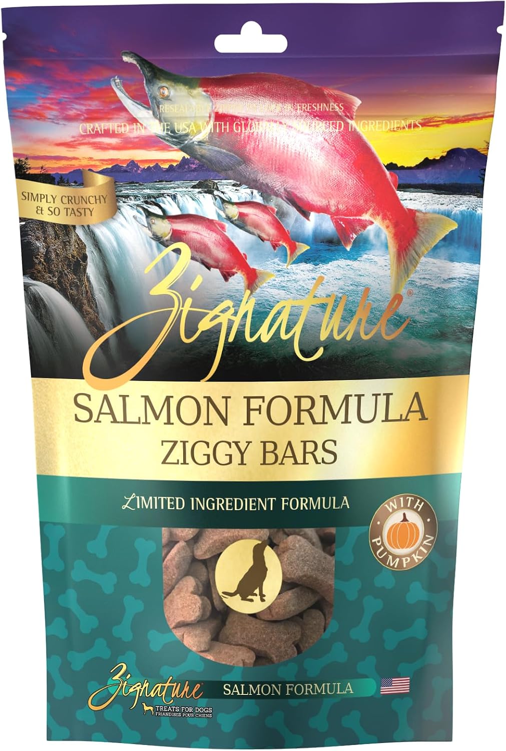 Zignature Duck Limited Ingredient Formula Biscuit Dog Treat 12oz