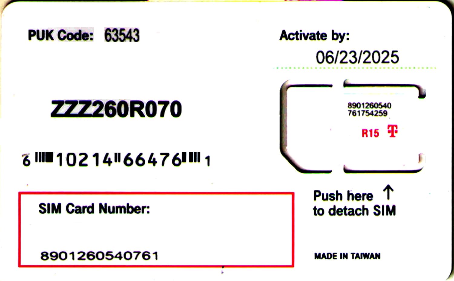 T-Mobile Prepaid SIM Card Unlimited Talk, Text, and Data in USA with 5GB Data in Canada and Mexico for 30 days