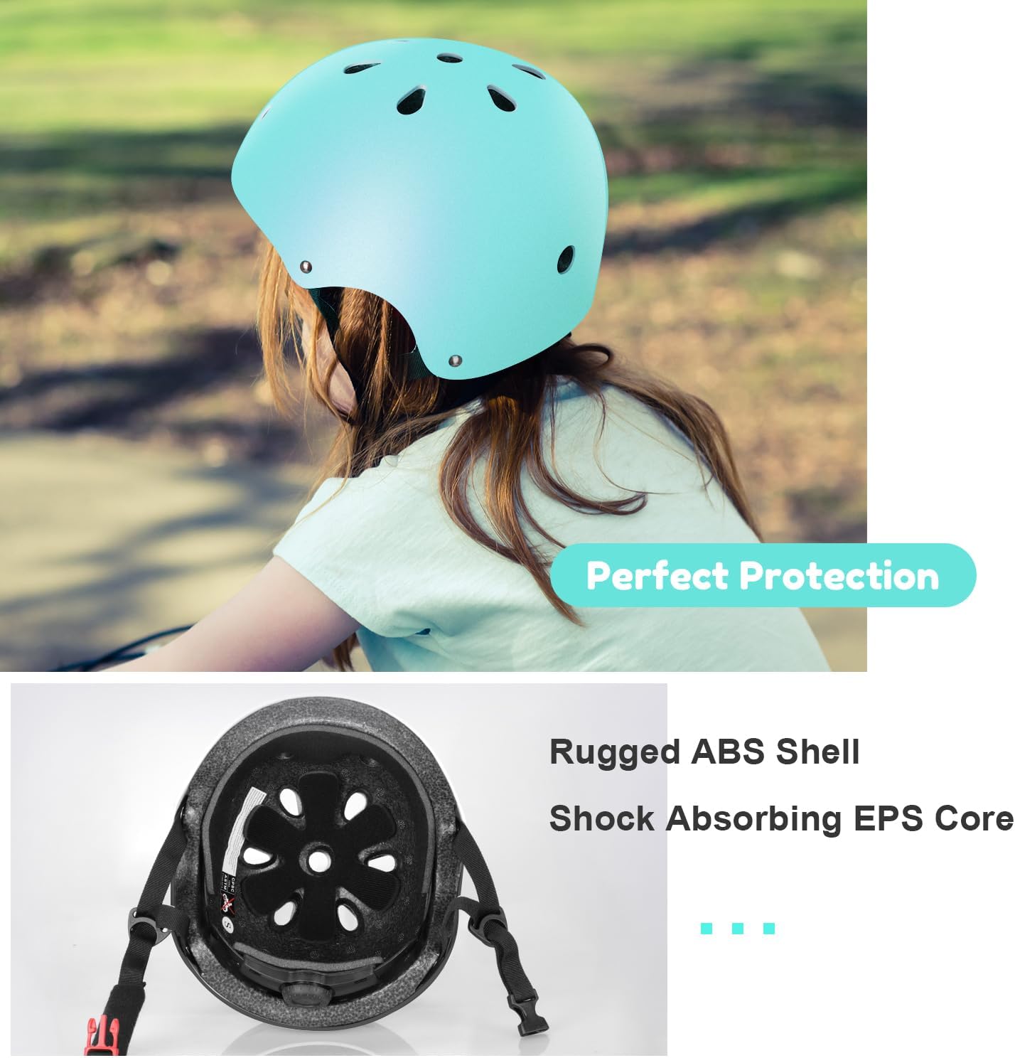 Besttravel Kids Helmet, Toddler Adjustable Kids Ages 3-8 Years Old Boys Girls Multi-Sports Safety