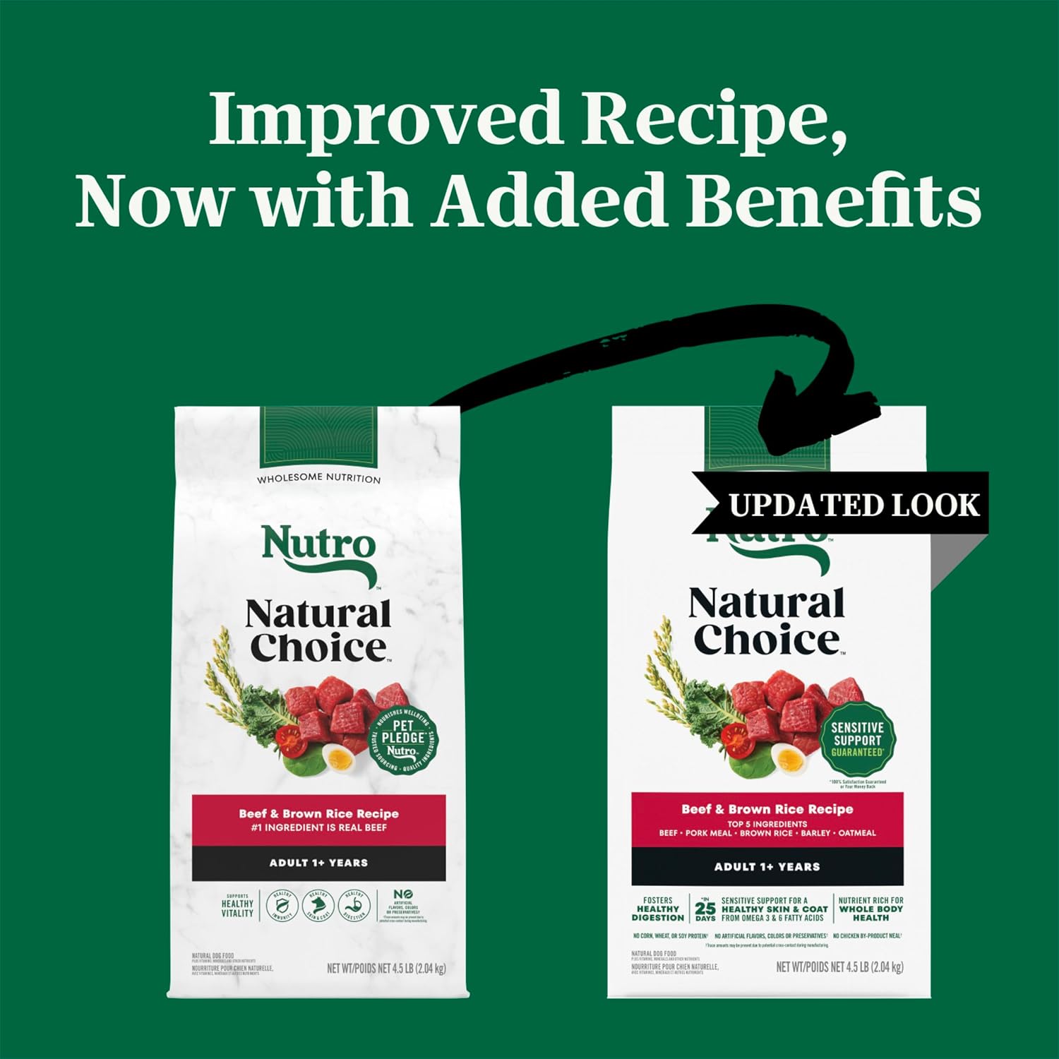 Nutro Natural Choice Adult Dry Dog Food, Chicken & Brown Rice Recipe, 5 lb | Non-GMO, Real chicken #1 ingredient, no corn, wheat, soy or chicken by-product meal, supports skin & coat/digestion/immunity