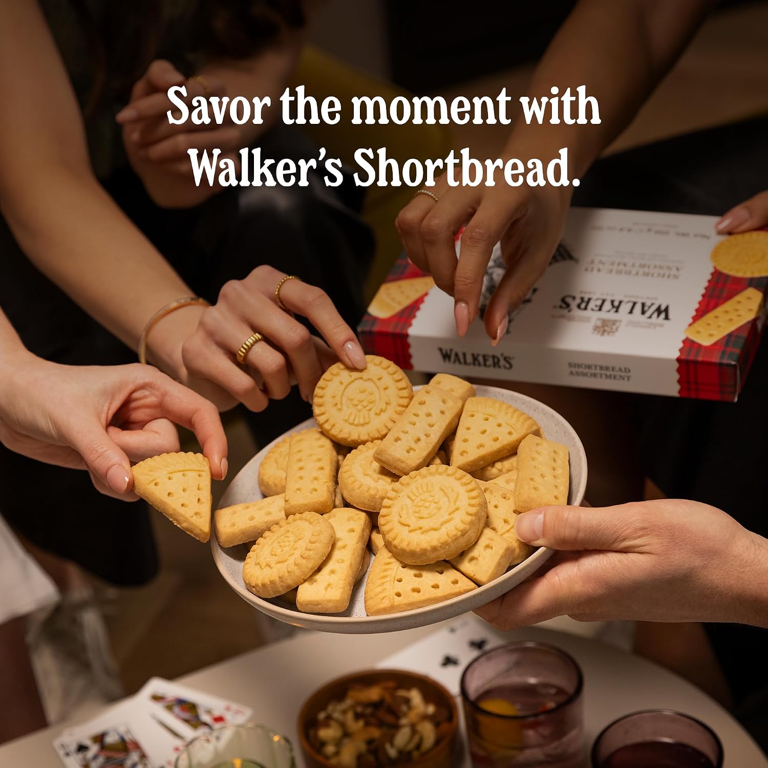 Walker’s All-Butter Shortbread Rounds, Gluten Free Cookies - Individually Wrapped (Pack of 24) - Authentic Shortbread Cookies from Scotland