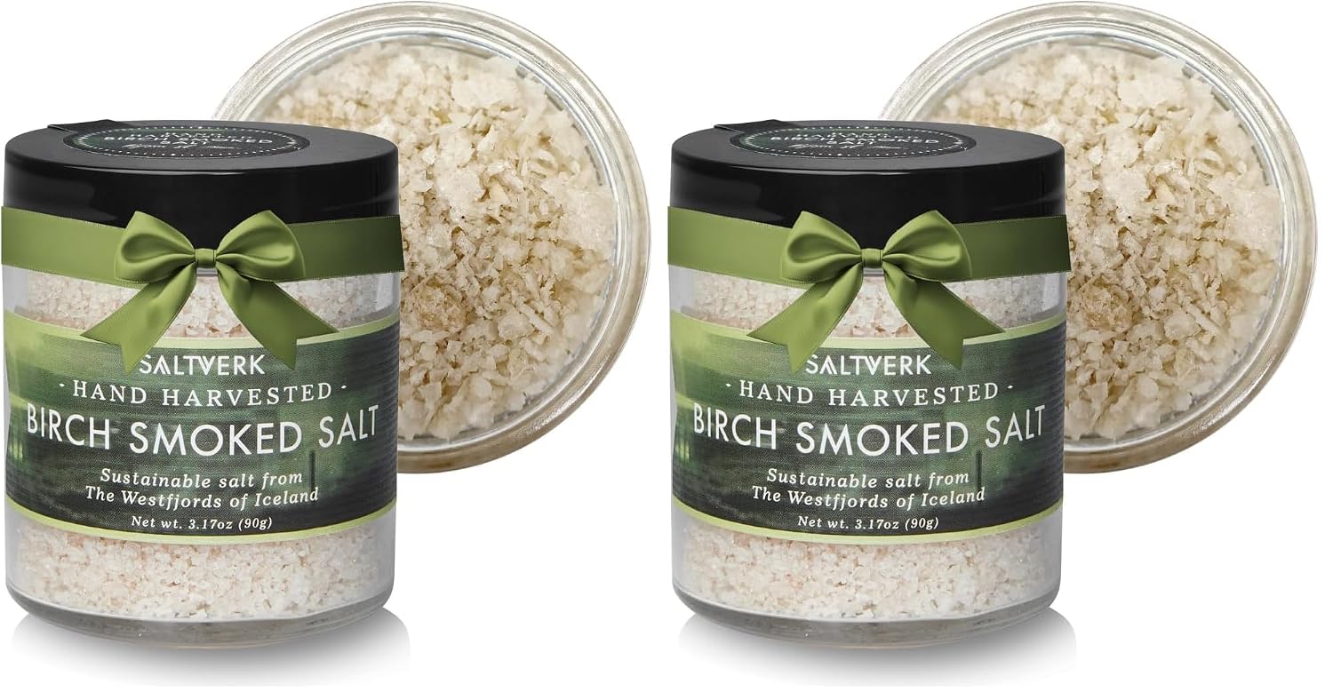 Saltverk Sea Salt - Seaweed 3.17 Oz | Gourmet, Icelandic, Hand Harvested and Sustainably Made