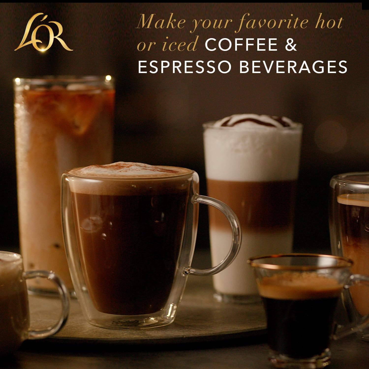 L'OR Espresso Capsules, Medium Roast, Chocolate, 10 Capsules