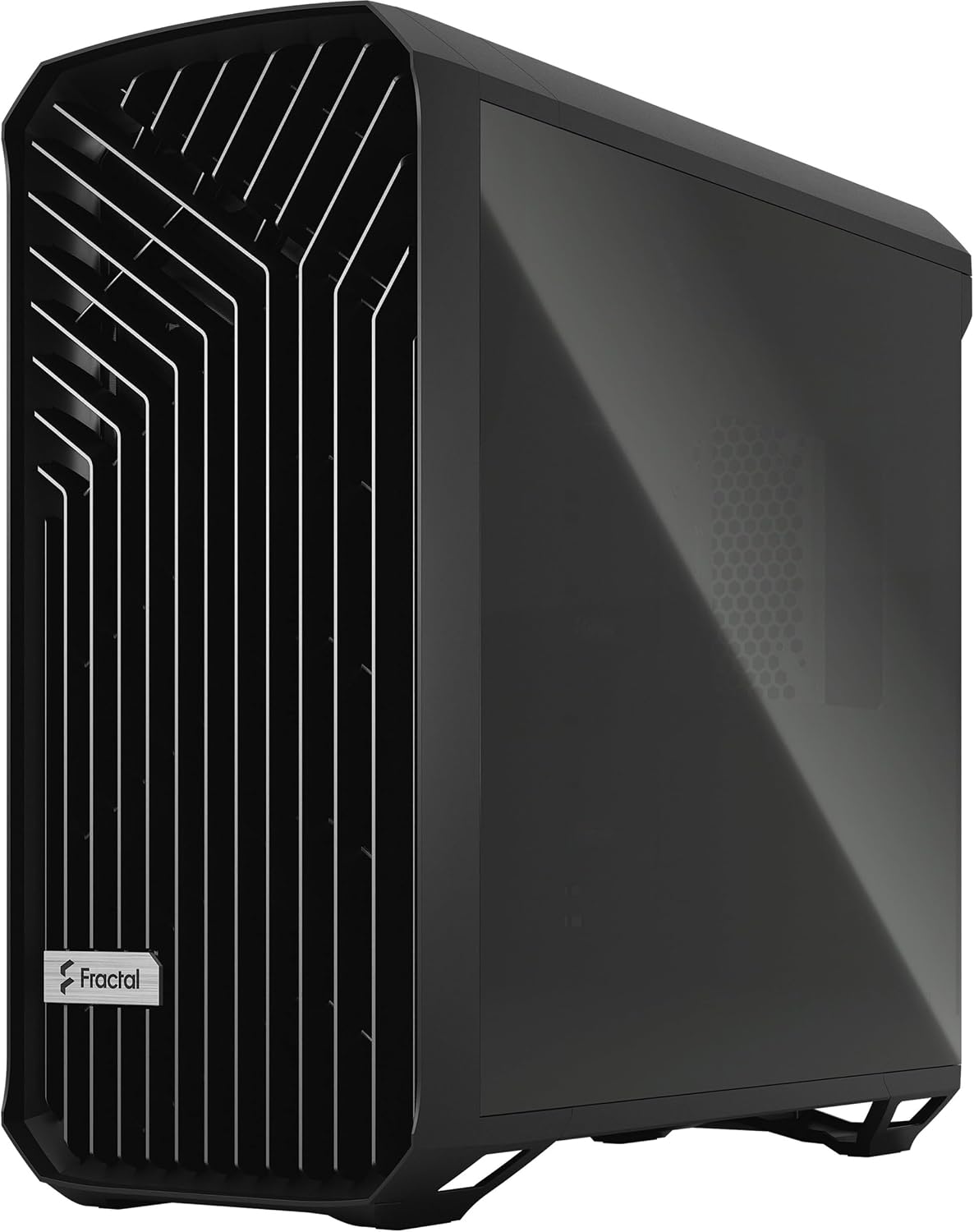 Fractal Design Torrent Black - Light Tint Tempered Glass Side Panel - Open Grille for Maximum air Intake - Two 180mm PWM and Three 140mm Fans