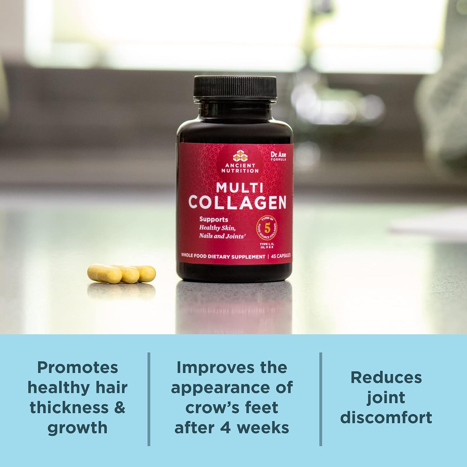 Ancient Nutrition Hydrolyzed Multi Collagen Peptides Capsules