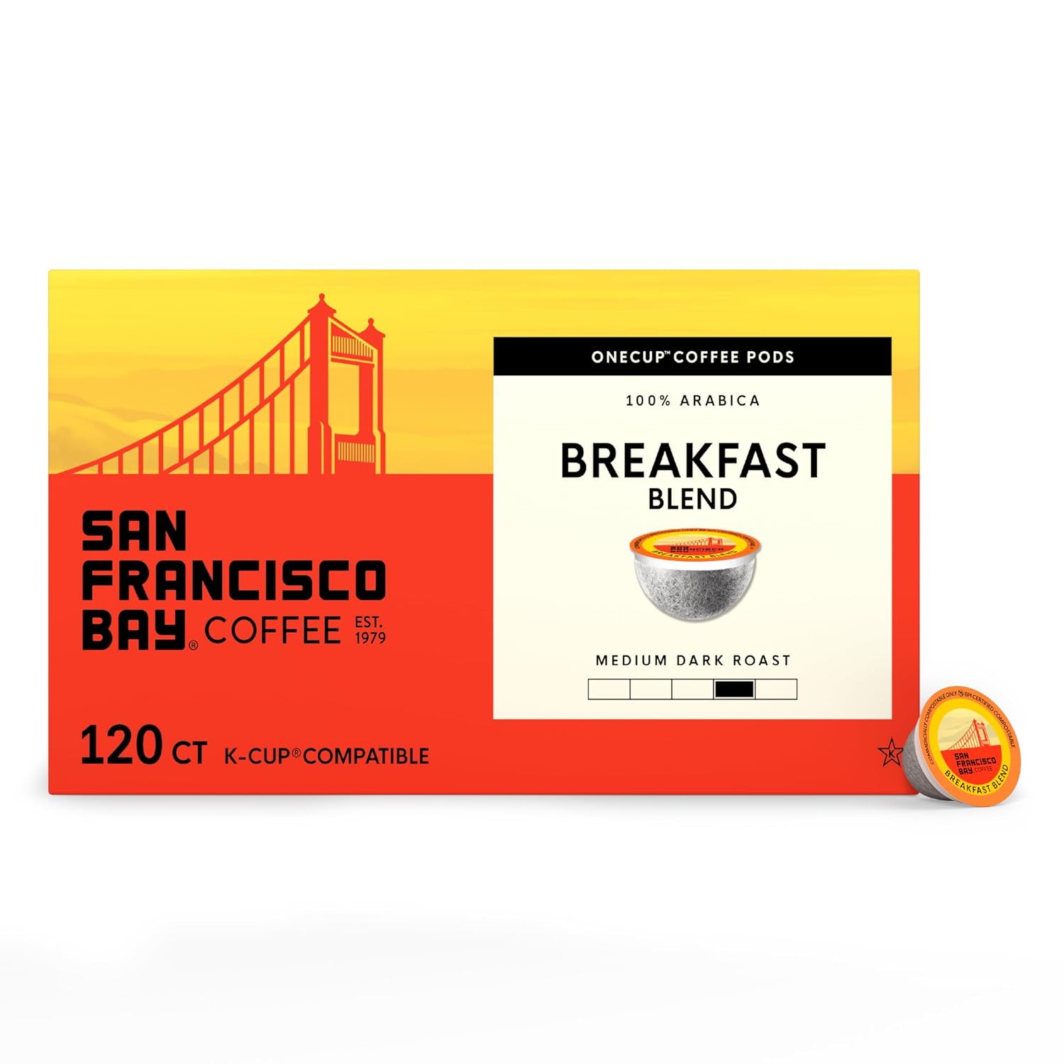 San Francisco Bay French Roast K-Cup Compatible Coffee Pods, 36 ct