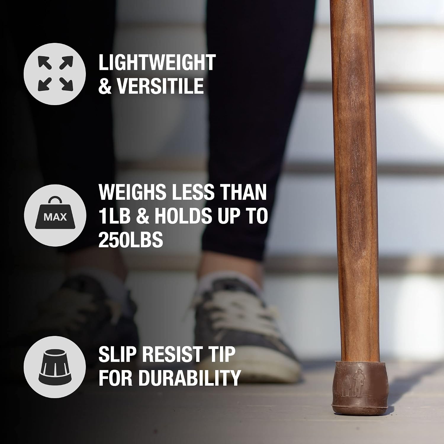Brazos Handcrafted Wood Walking Cane, Twisted Cocobolo, Derby Style Handle, for Men & Women, Made in the USA, 37"