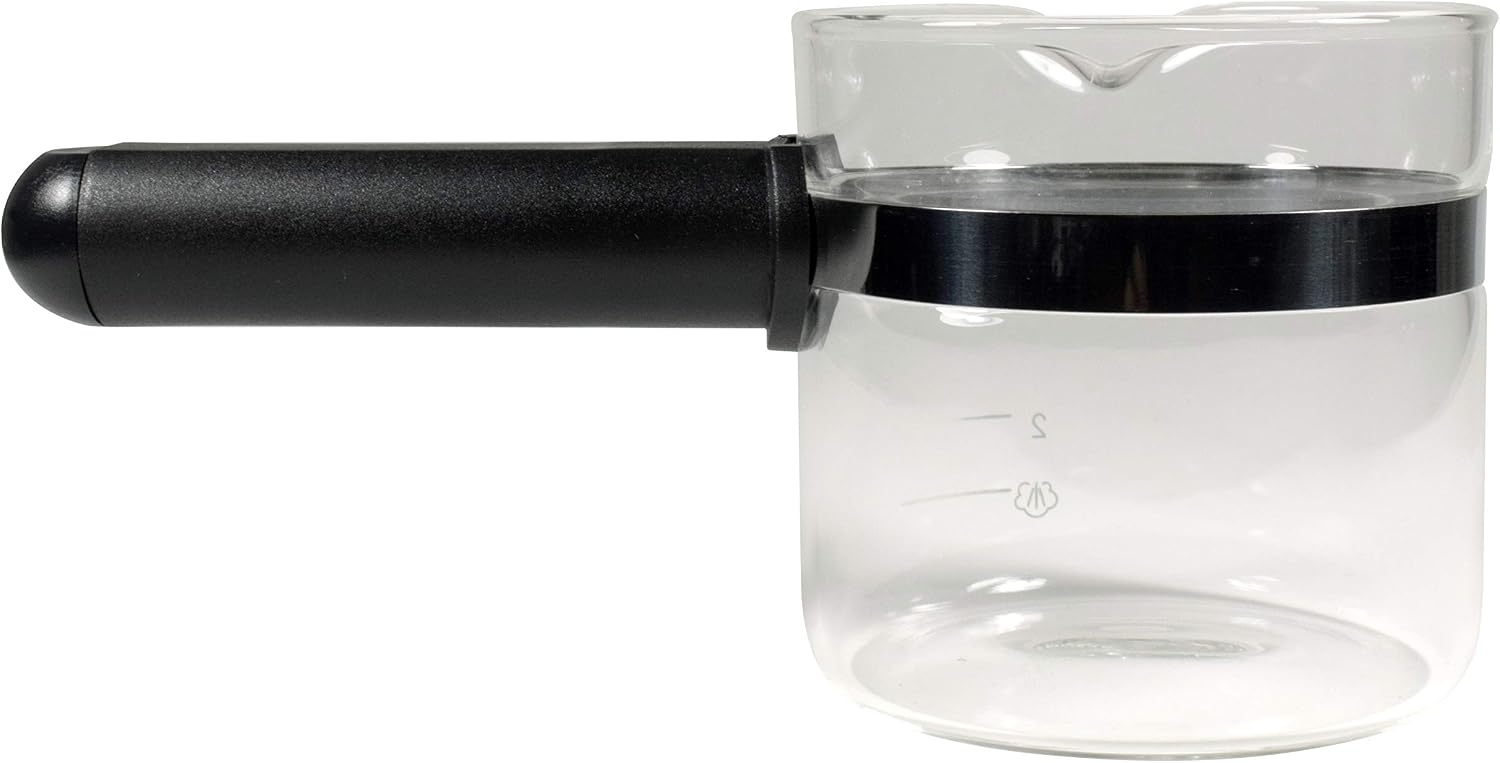 Univen 4 Cup Glass Espresso Coffee Carafe Compatible with Mr. Coffee, Krups, Salton, DeLonghi, Imusa, etc