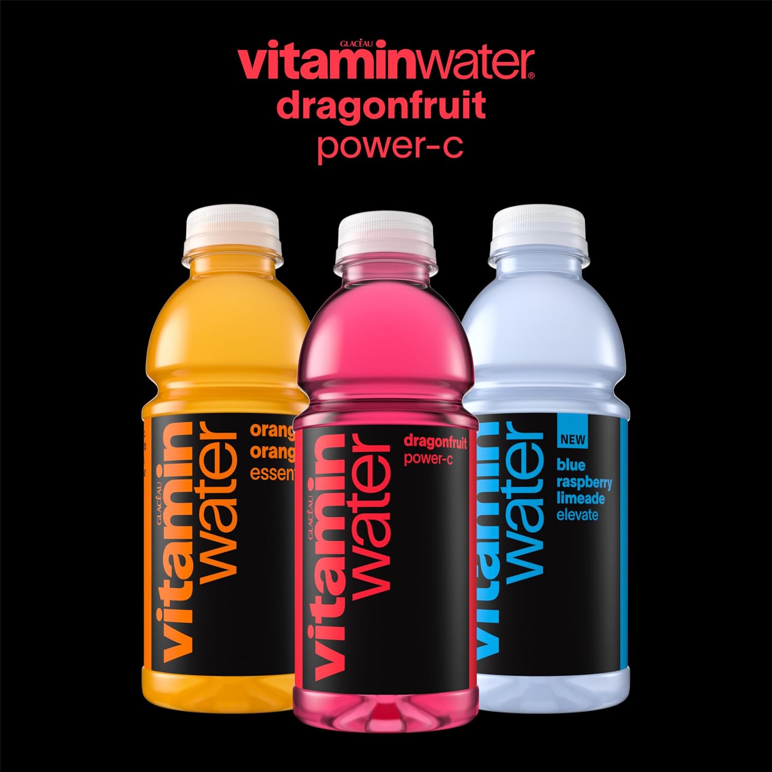vitaminwater Refresh Tropical Mango, Flavored Water Beverage Bottles, 20 fl oz, 12 Pack
