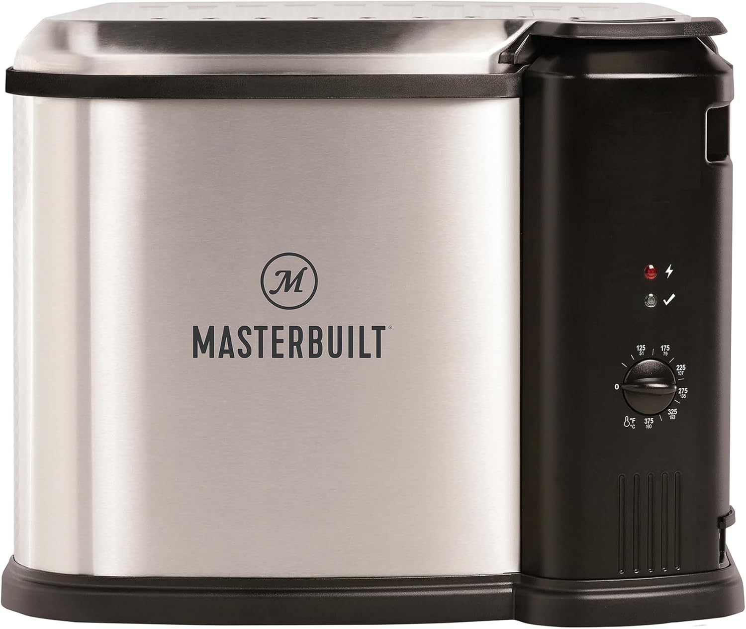 Masterbuilt® 3-in-1 10 Liter XL Electric Turkey Fryer plus Boiler and Steamer Combination with Drain Basket and Breakaway Safety Cord in Stainless