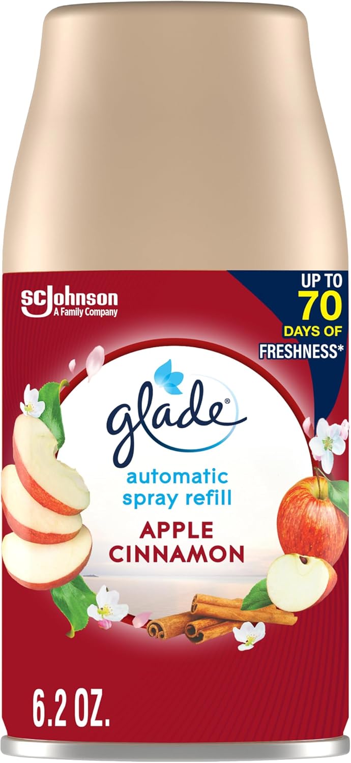Glade Automatic Spray Refill, Air Freshener for Home and Bathroom, Cashmere Woods, 6.2 Oz