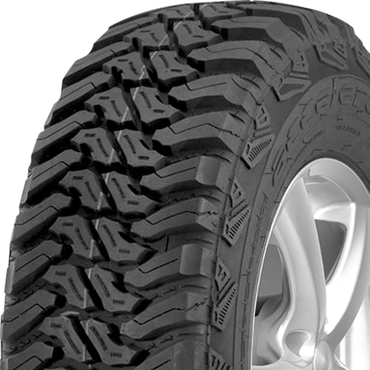 Accelera M/T-01 LT31X10.50R15 109Q Mud Terrain C (6 Ply) All Season Tire | Light Truck Mud Terrain All Season Traction 109Q Rated C (6 Ply) Radial Construction Black Sidewall Tire