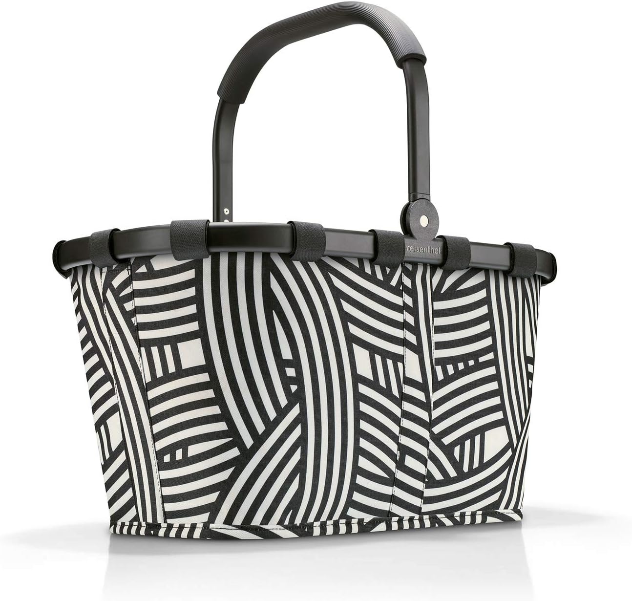 Reisenthel carrybag Luggage- Carry-On Luggage Black-and-White, Black-and-white, One Size, modern