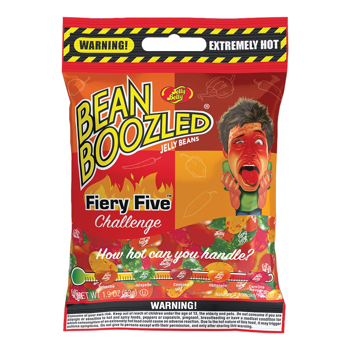 Jelly Belly Jelly Beans, 20 Flavors, .35-oz Trial Size Packs, 80 Count
