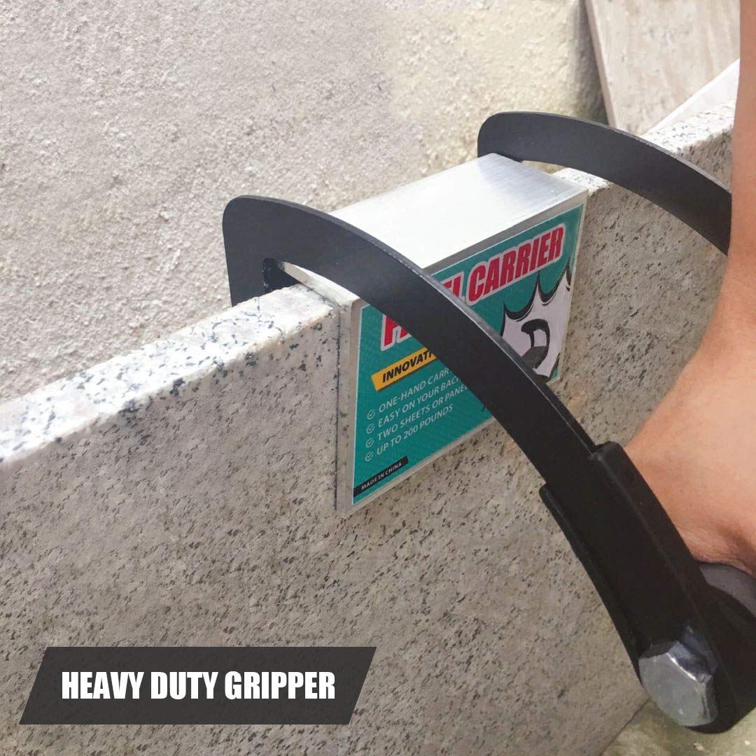 Plywood and Drywall Panel Carrier Tool, Sheetrock Gripper