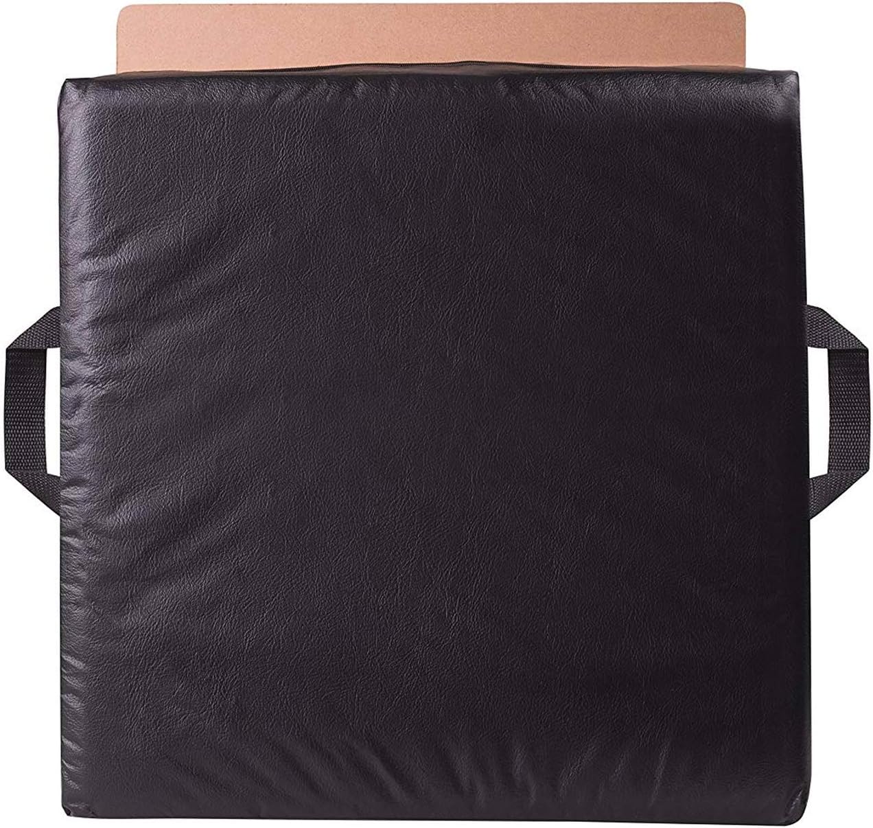 DMI Comfort Seat Cushion for Soft and Firm Support on Wheelchairs, Office Chairs, Dining Chairs and Stadium Seats, Standard Foam, 16 x 16 x 4, Black