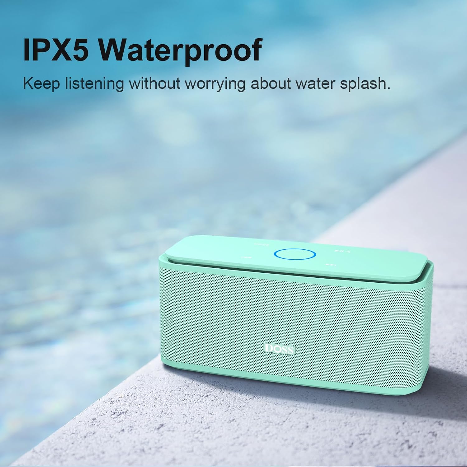 DOSS SoundBox Touch Wireless Bluetooth Speaker-12W HD Sound with Rich Bass
