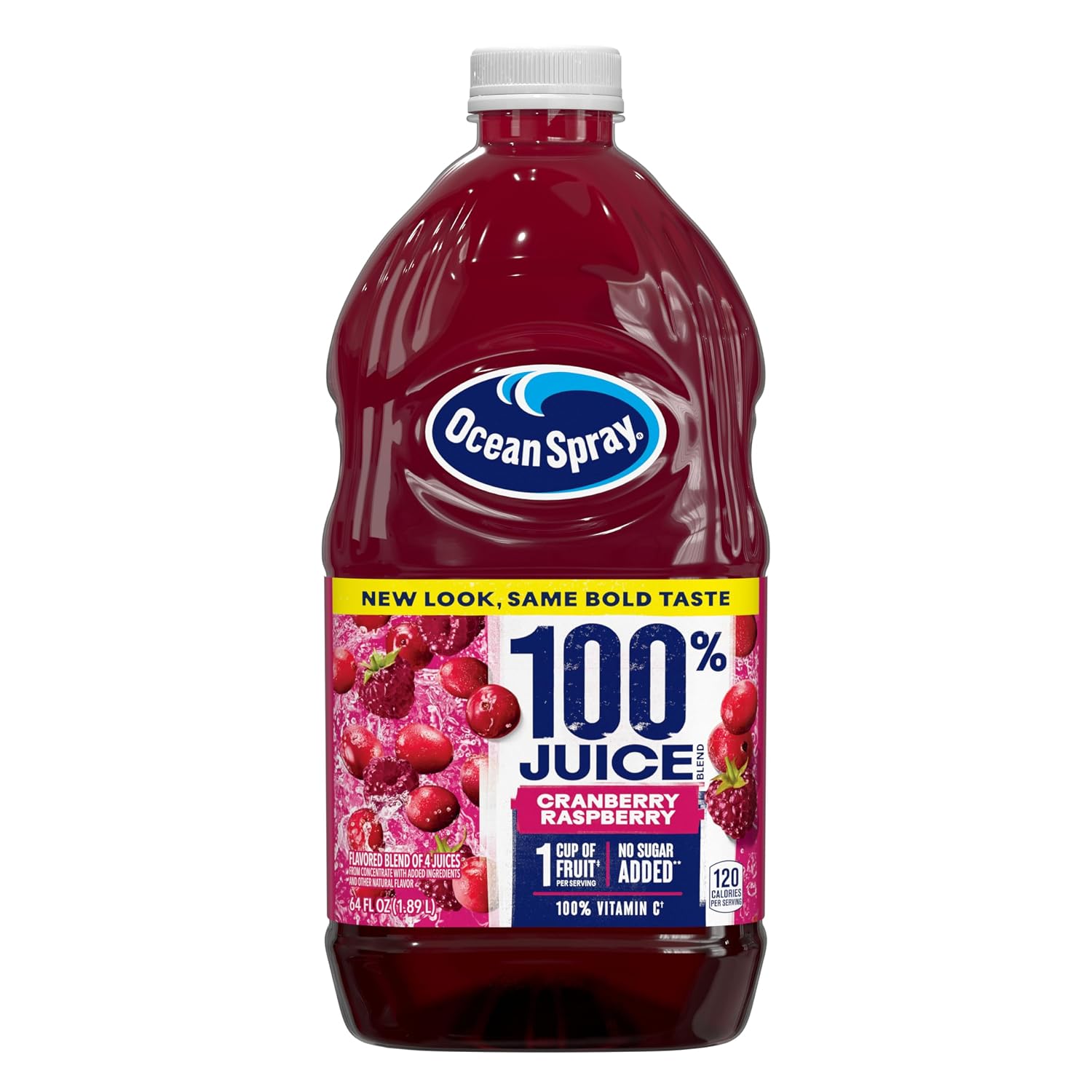 Ocean Spray 100% Juice, Ruby Red Grapefruit, 60 Ounce Bottle (Packaging May Vary)
