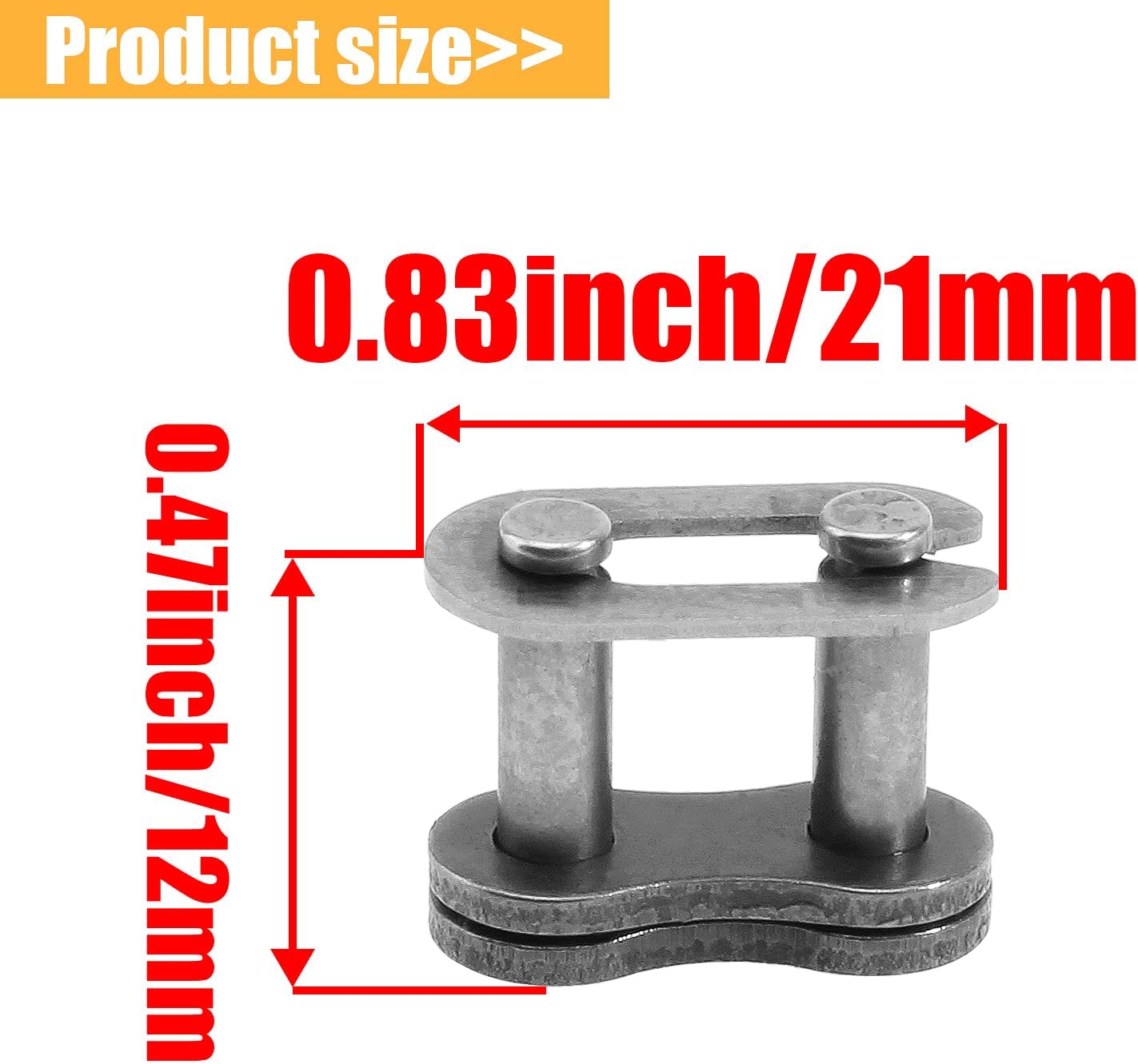 415 415H Chain 110L Link Heavy Duty for 49cc 50cc 60cc 66cc 70cc 80cc 2-stroke 4-stroke Engine Motor Motorized Bicycle Pit Dirt Mini Bike Scooter