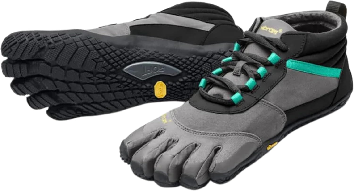 Vibram Women's FiveFingers V-Trek Insulated | Barefoot All-Terrain Outdoor Shoe for Hiking & Light Trail