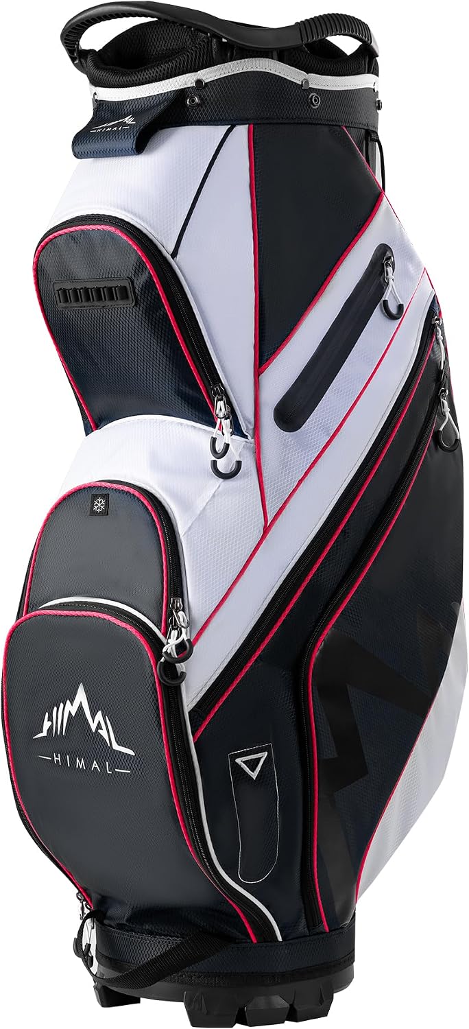 14-Way Golf Cart Bag with Organizer Divider | Full-Length Dividers, Rain Cover Included, Easy-Carry Handles, Club Organization, Cart Compatible