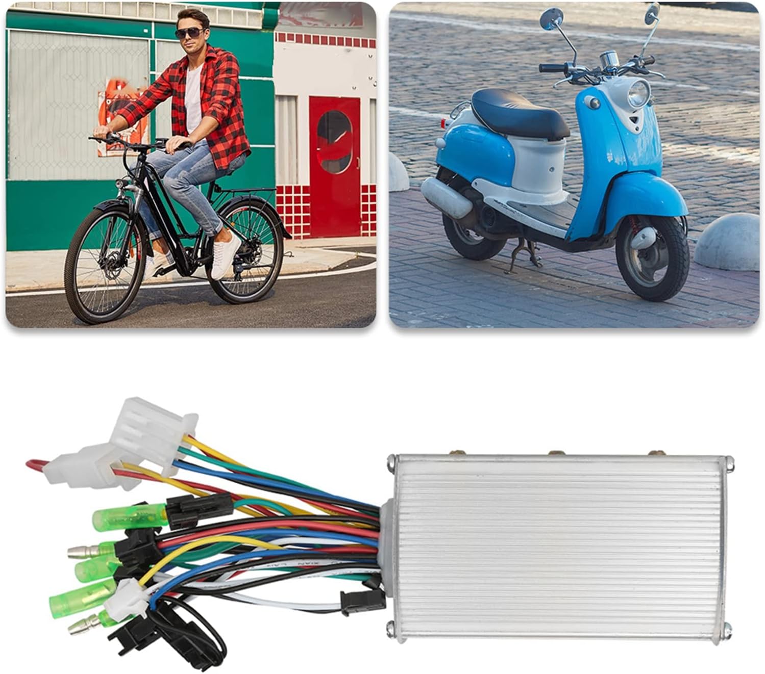 Aluminium Alloy Brushless Controller, Brushless Controller for Steady Speed and Sensitive Braking Control (36V/48V, 350W)