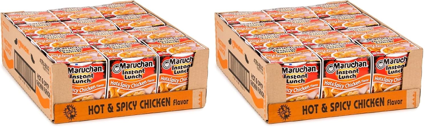 Maruchan Instant Lunch Ramen Noodles, Cheddar Cheese Flavor – Japanese-Style Instant Noodle Soup, Easy Meal Ready in 3 Minutes – 2.25 Oz. (12 Pack)