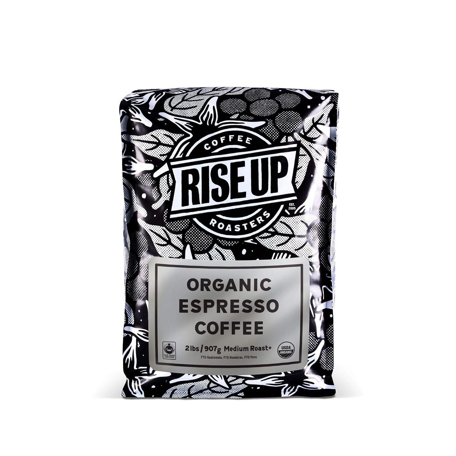 Organic French Certified Fair Trade Coffee, 2 Pound, Whole Bean