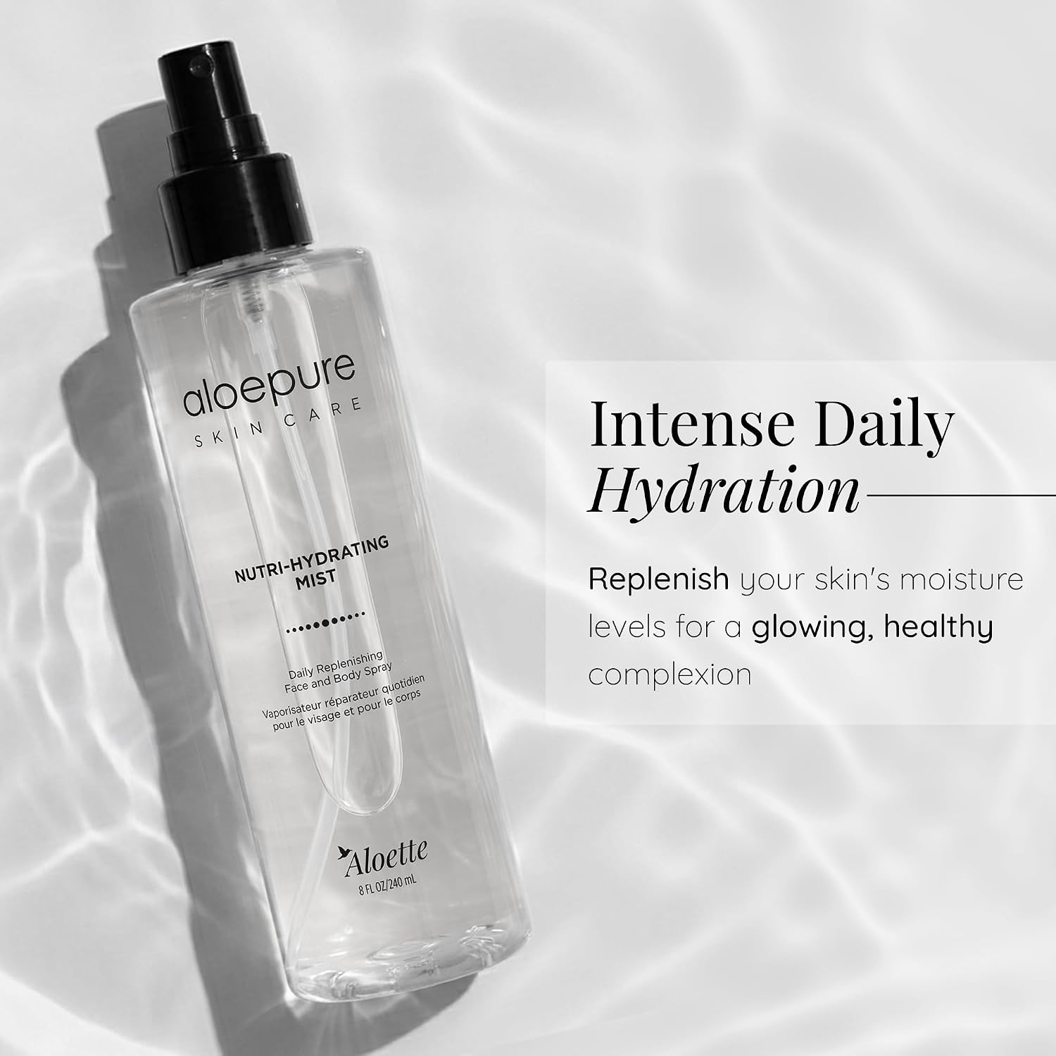 Aloette Nutri-Hydrating Mist After Sun Spray - Facial & Body Mist Skin Care