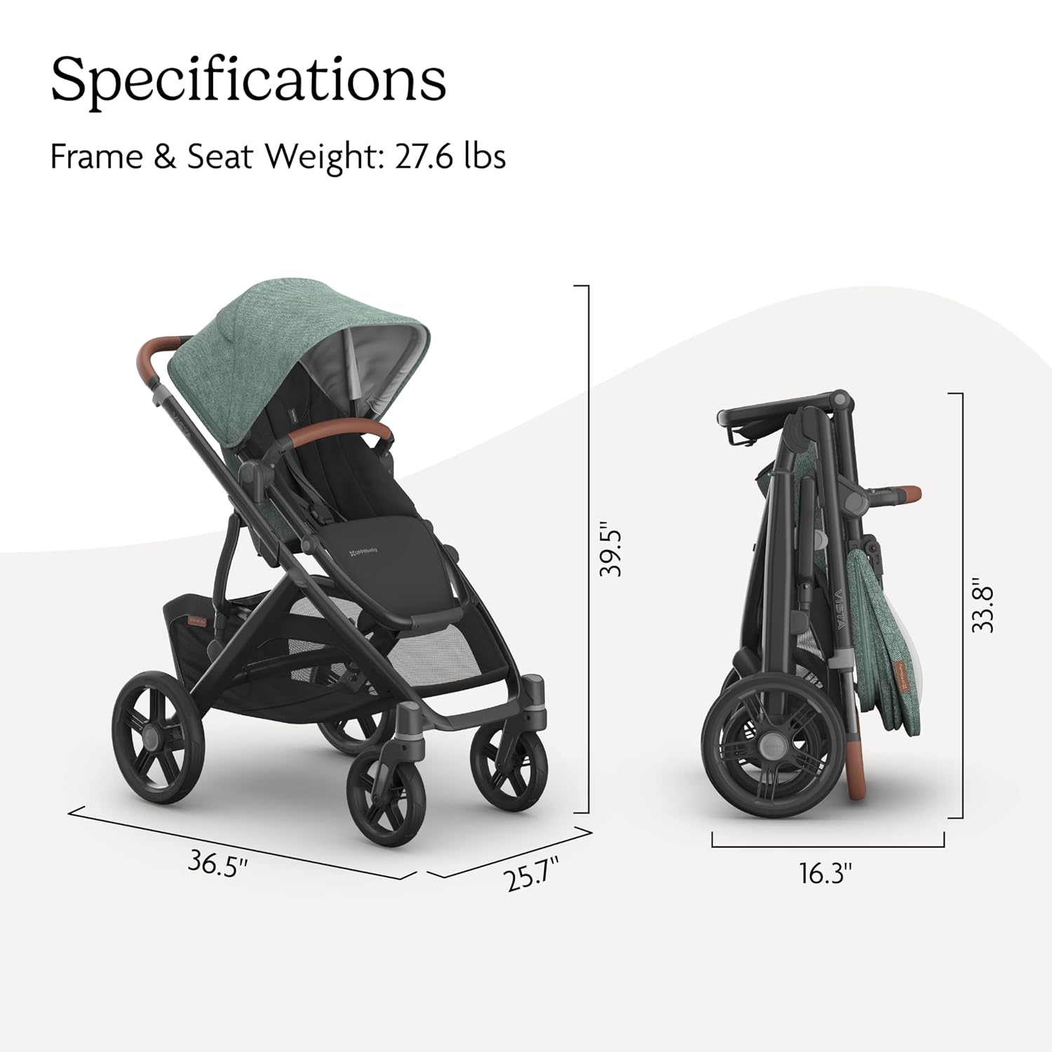 UPPAbaby Vista V3 Convertible Single-to-Double Stroller - Jake