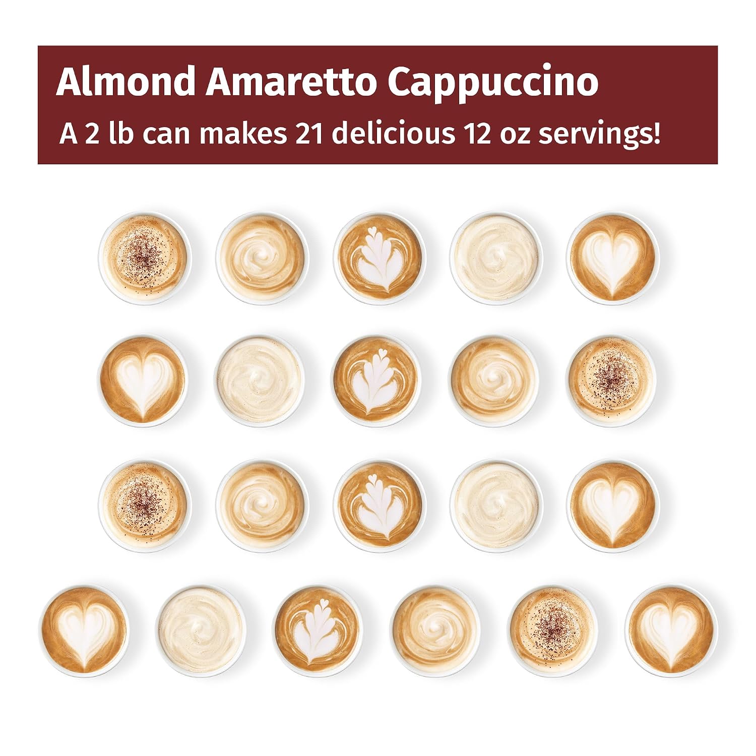 Victorian Inn Instant Cappuccino, Almond Amaretto, 2 Pound (Pack of 1)