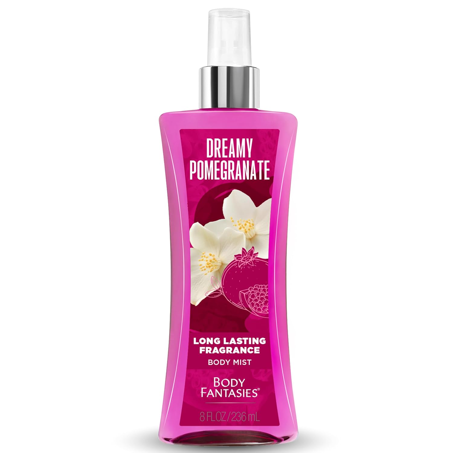 Body Fantasies Signature Fragrance Body Spray, Fresh White Musk, 8 Fluid Ounce