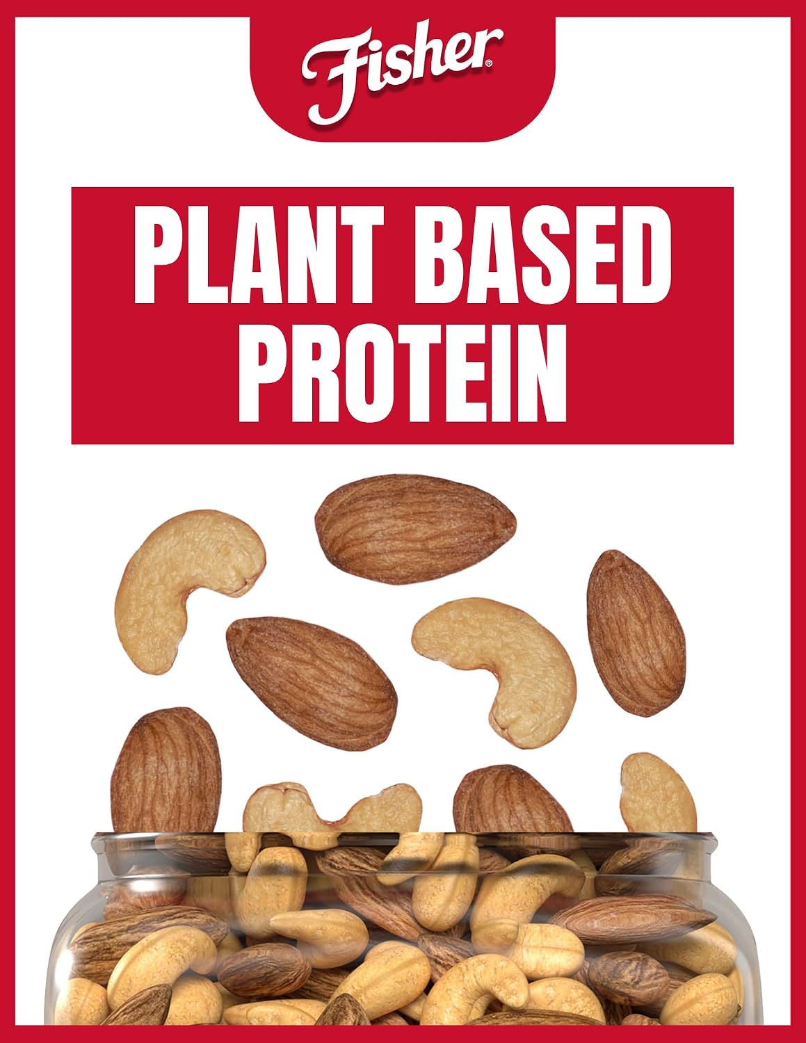 Fisher Oven Roasted Never Fried Deluxe Mixed Nuts, 24 Ounces