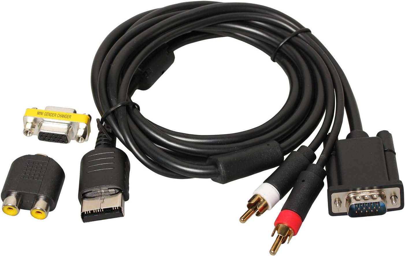SEGA DC VGA Cable SEGA Dreamcast VGA Cable HD Adapter DC VGA Box (1PC) | 1.8m gold-plated RCA VGA cable